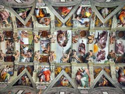 Maravillosos frescos de la Capilla Sixtina