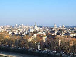 Vistas desde el Castillo Sant'Angelo en Roma