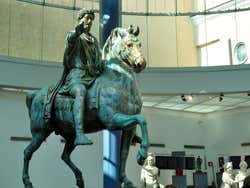 Estatua de Marco Aurelio en los Museos Capitolinos