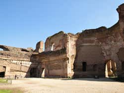 Interior de las Termas de Caracalla de Roma